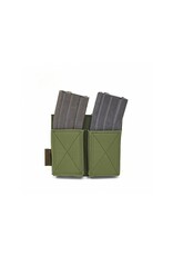 Warrior Elastic Double Mag Pouch - Olive Drab