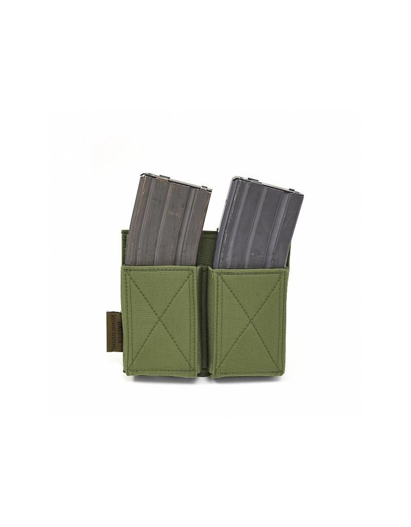 Warrior Elastic Double Mag Pouch - Olive Drab