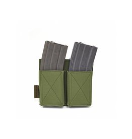 Warrior Double Elastic Mag Pouch - Olive Drab