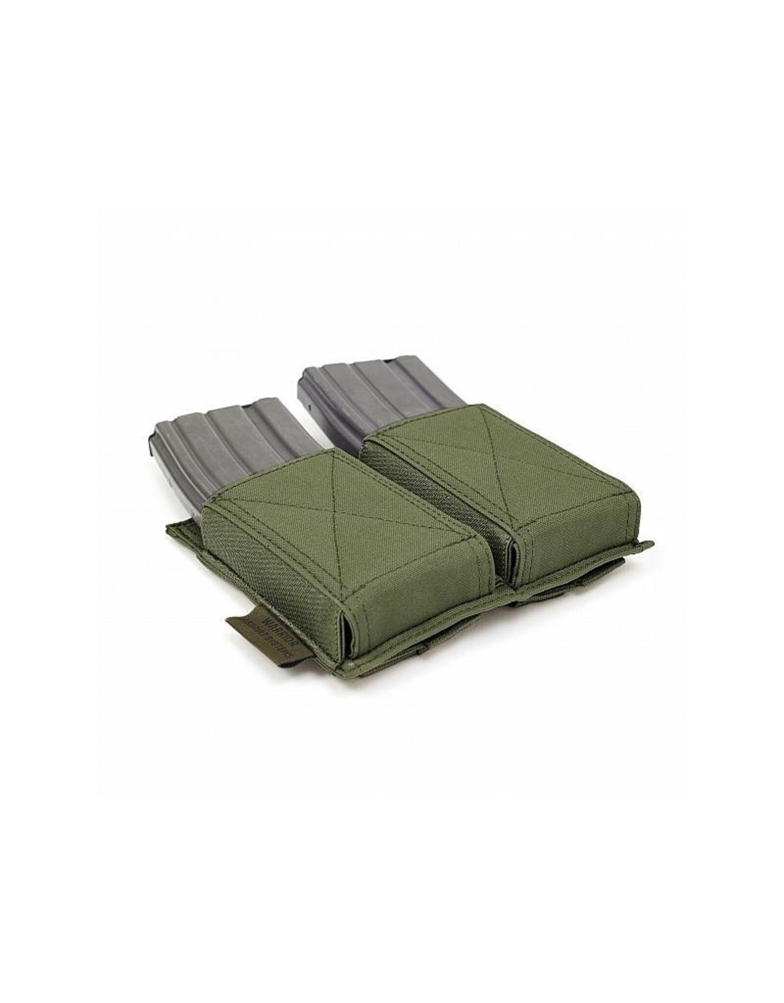 Warrior Elastic Double Mag Pouch - Olive Drab