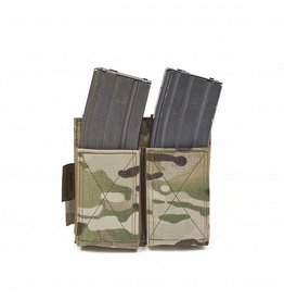 Warrior Double Elastic Mag Pouch - MultiCam