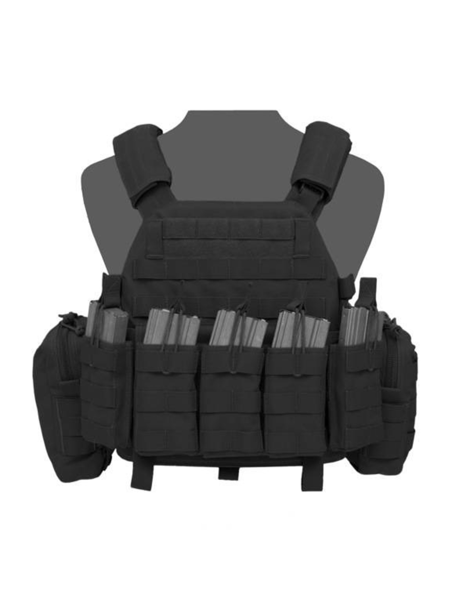 Warrior DCS M4 - schwarz ( with the M4 pouches instead of the open )