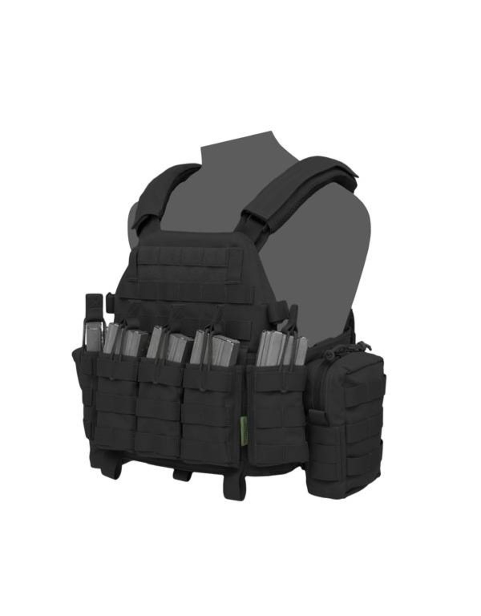 Warrior DCS M4 - black ( wordt geleverd met dichte pouches)