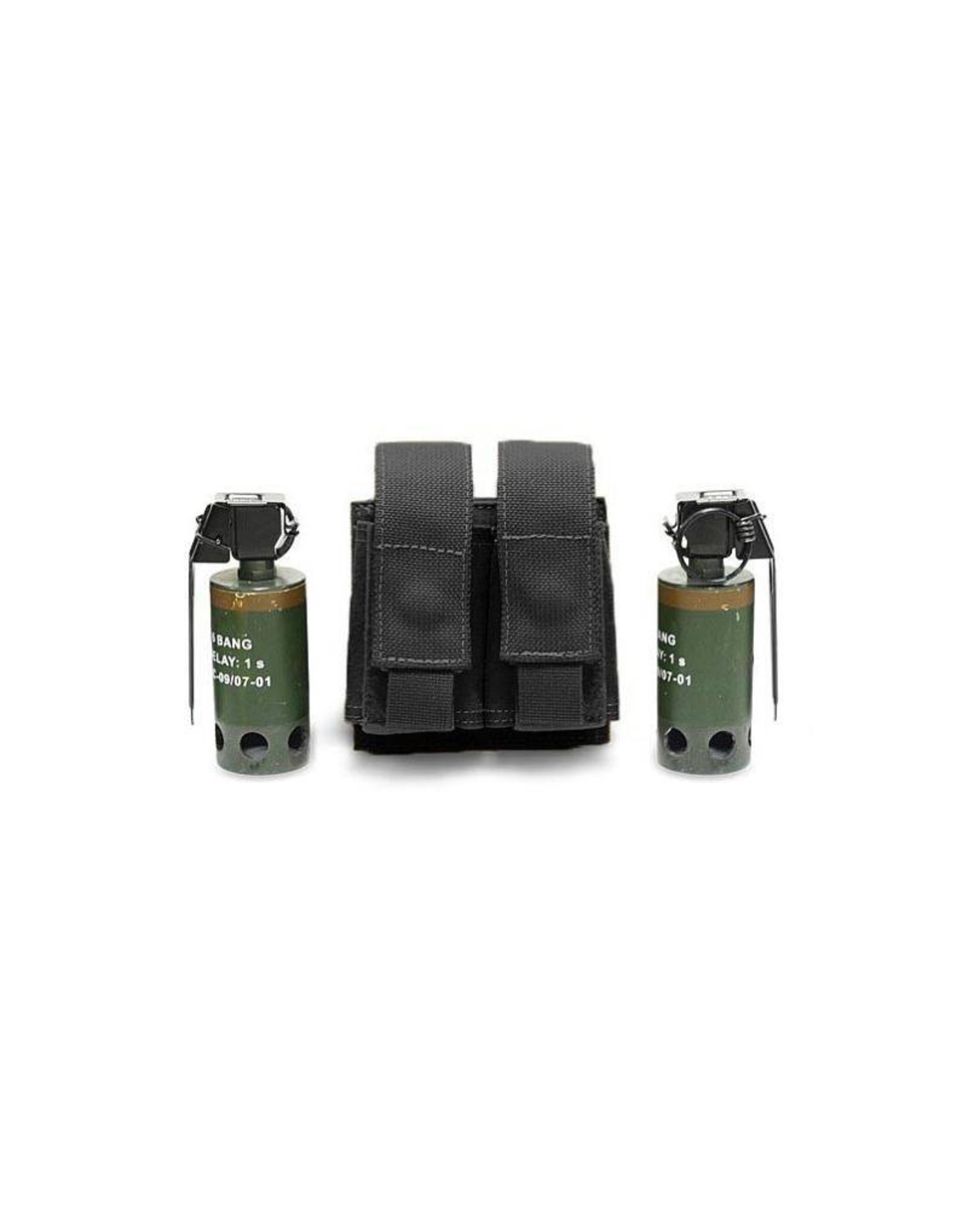 Warrior Double 40mm Grenade / Flash Bang Pouch - Black