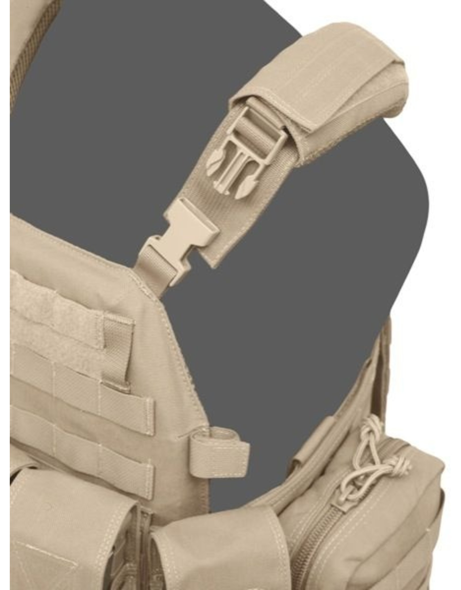 Warrior DCS Special Forces Plate Carrier Base - Coyote Tan