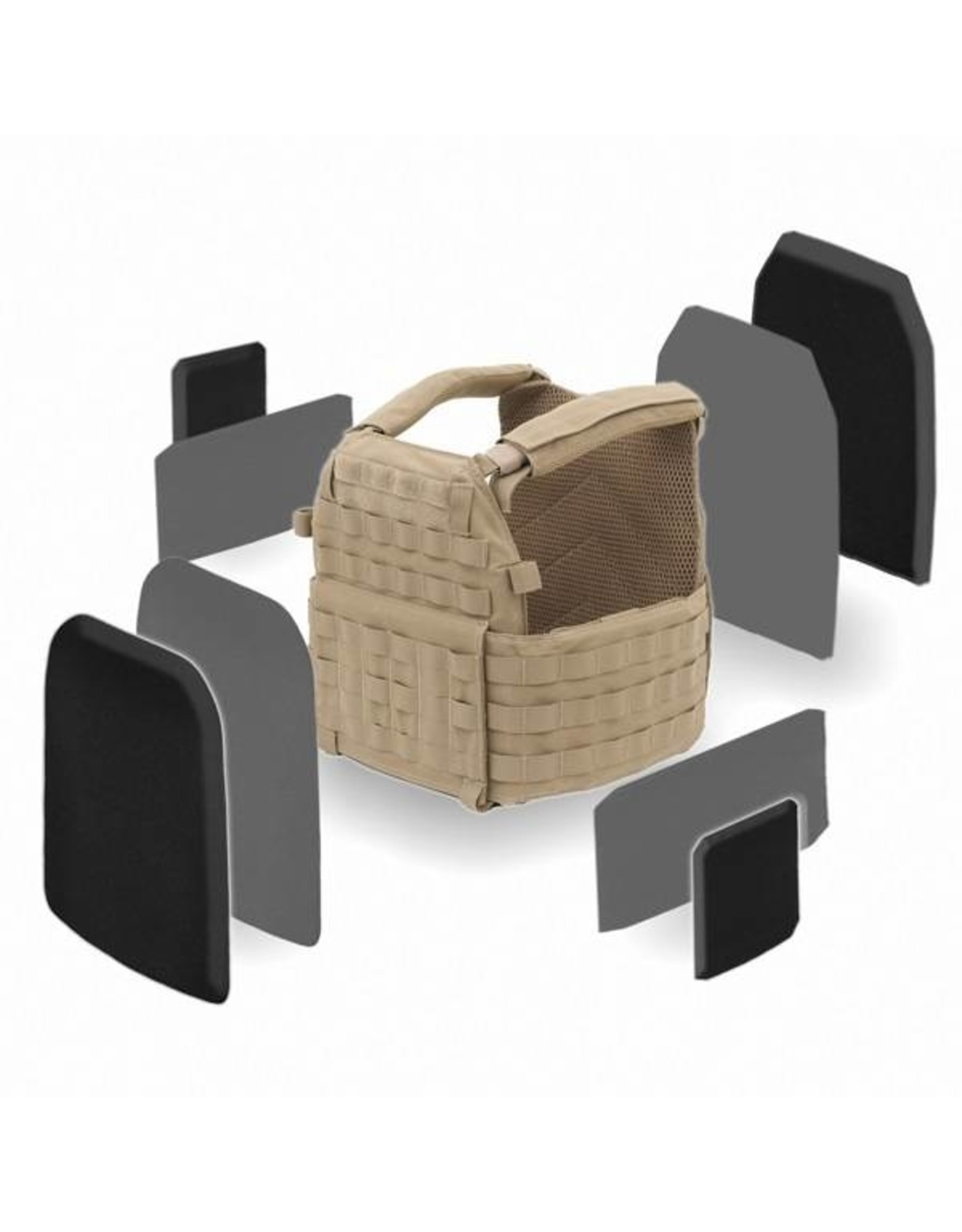 Warrior DCS Special Forces Plate Carrier Base - Coyote Tan