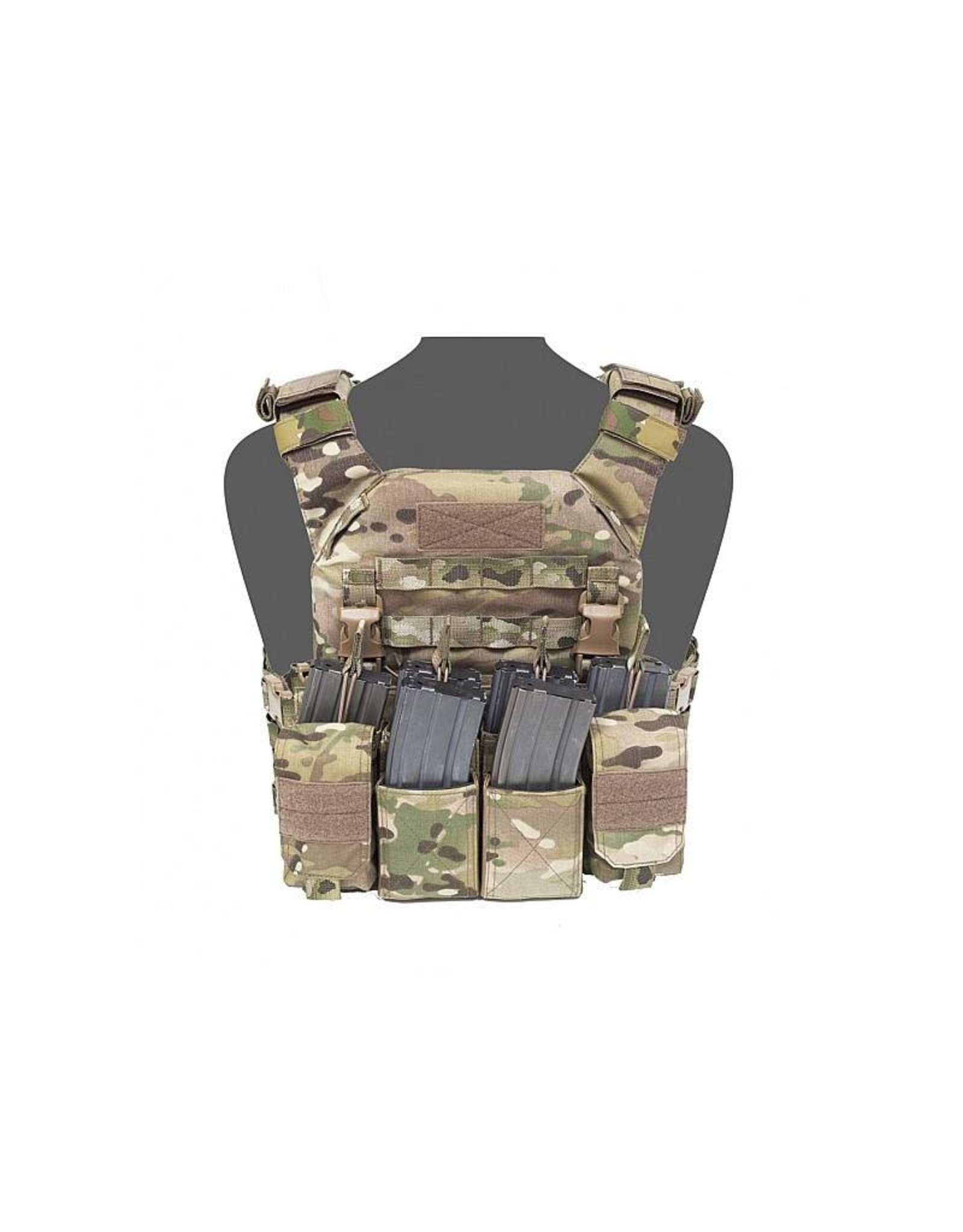 Warrior Recon Plate Carrier w Pathfinder Chest Rig - MultiCam