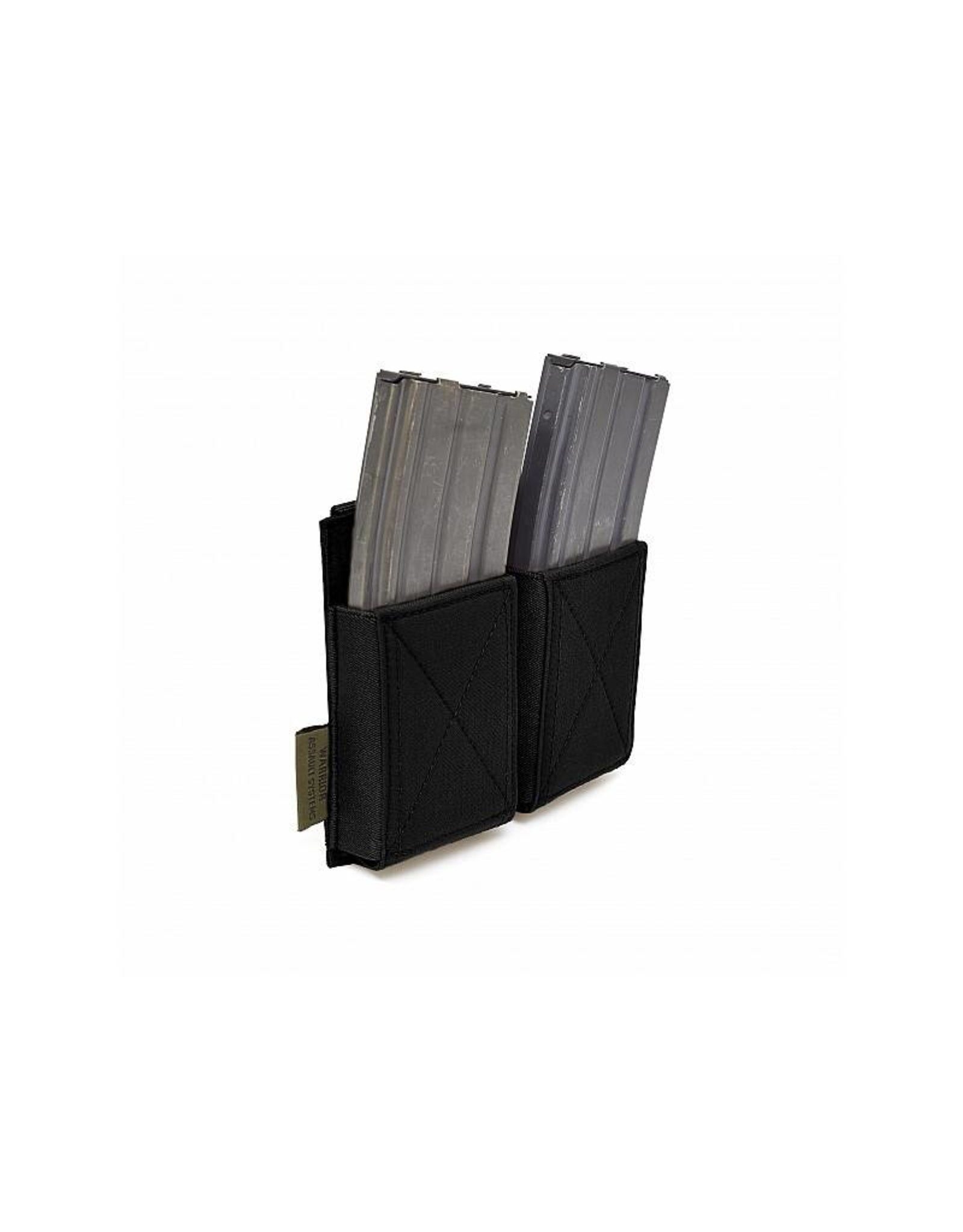 Warrior Double Elastic Mag Pouch - Black