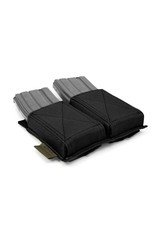 Warrior Double Elastic Mag Pouch - Black