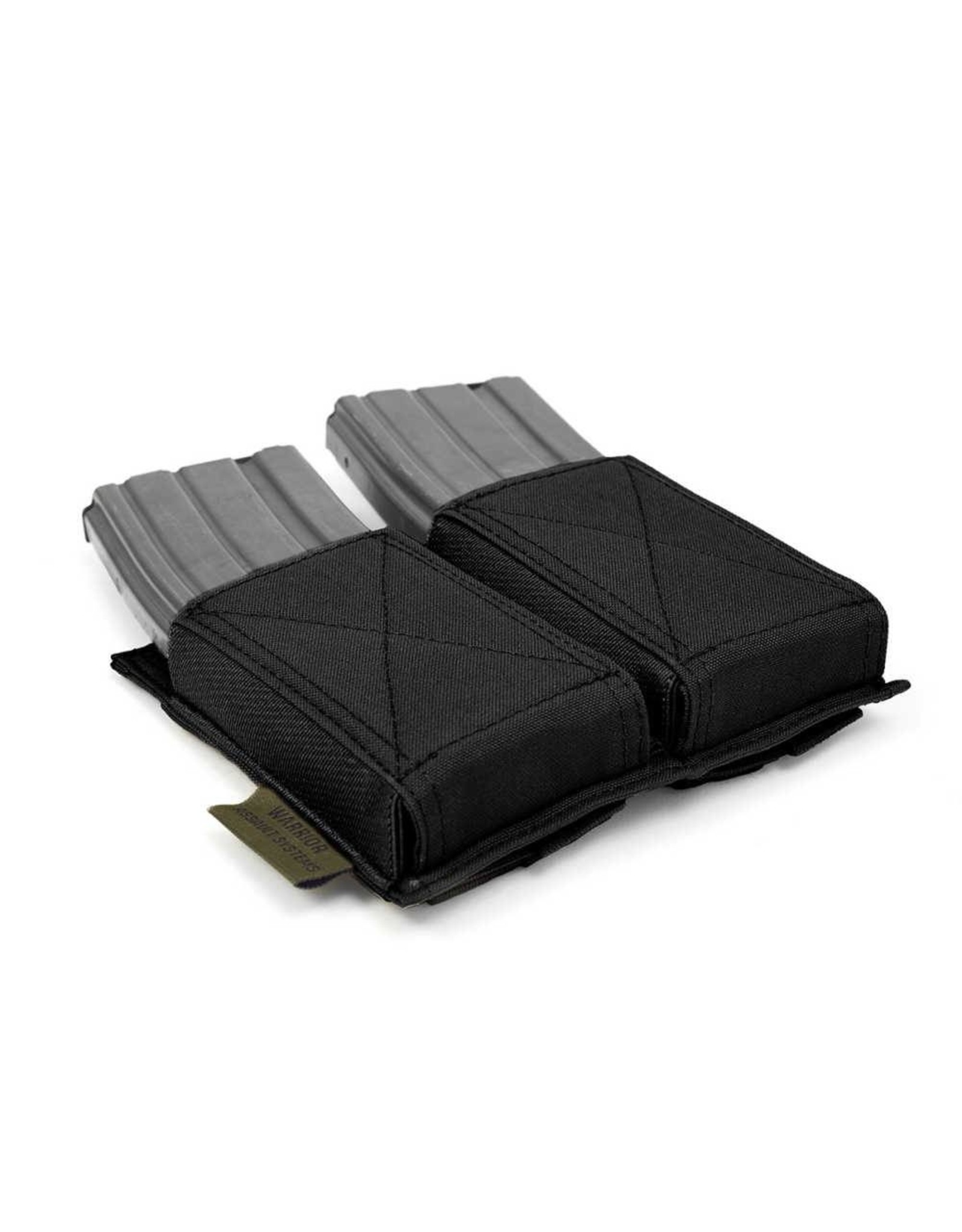 Warrior Double Elastic Mag Pouch - Black