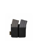 Warrior Double Elastic Mag Pouch - Black