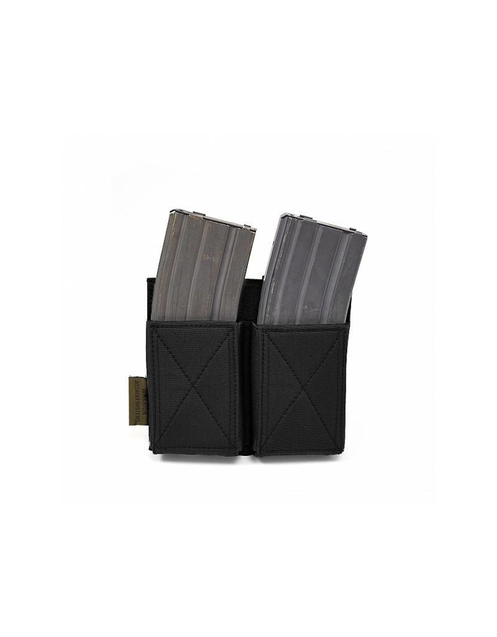 Warrior Double Elastic Mag Pouch - Black