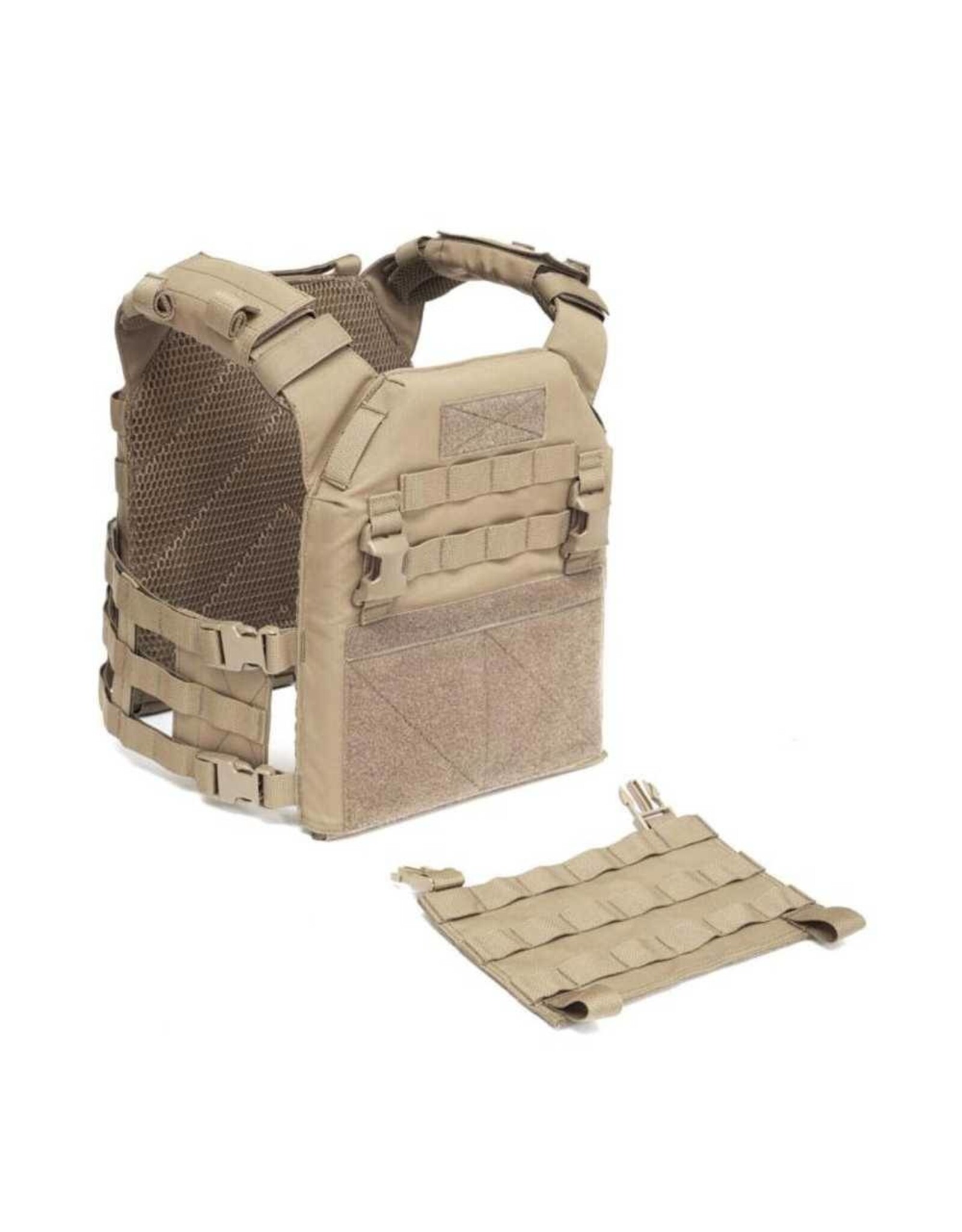 Warrior Recon Plate Carrier Front Panel - Coyote Tan