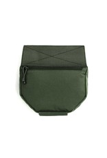 Warrior Drop Down Velcro Utility Pouch - Olive Drab