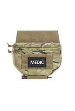 Warrior Drop Down Velcro Utility Pouch - MultiCam