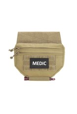 Warrior Drop Down Velcro Utility Pouch - Coyote Tan