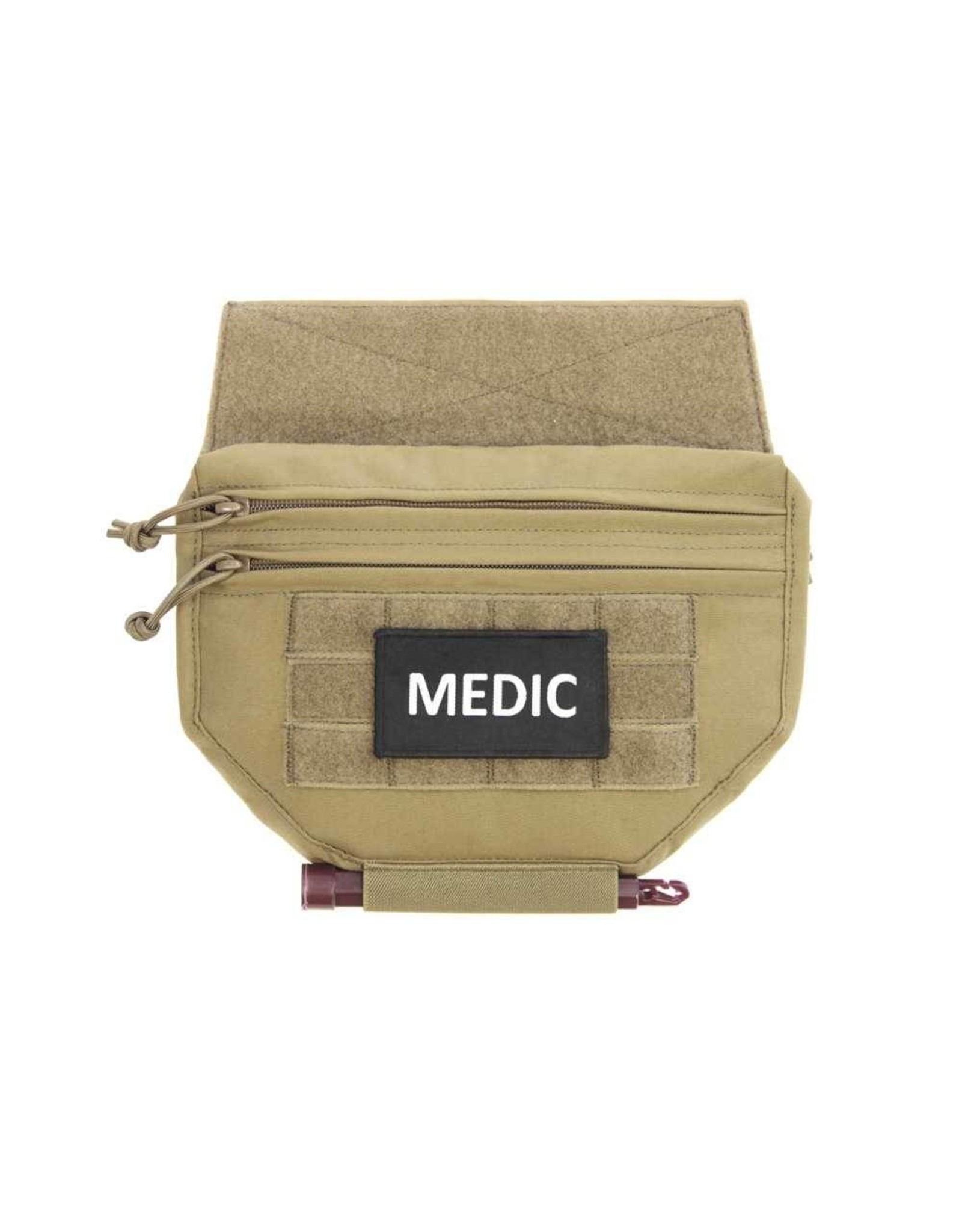 Warrior Drop Down Velcro Utility Pouch - Coyote Tan