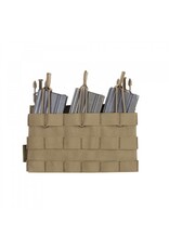 Warrior Removable Triple Molle Open Pouch for RPC - Coyote Tan