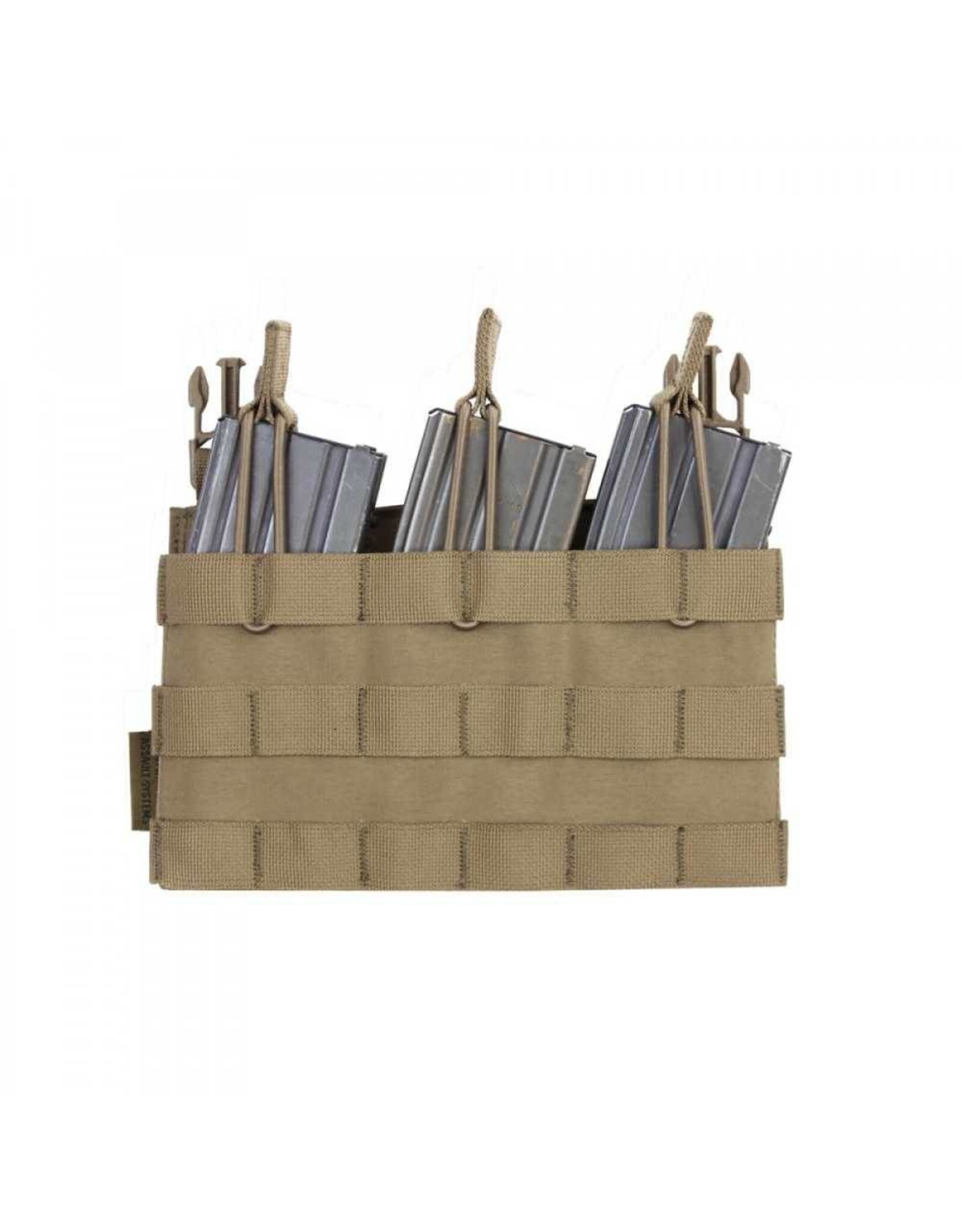 Warrior Removable Triple Molle Open Pouch for RPC - Coyote Tan