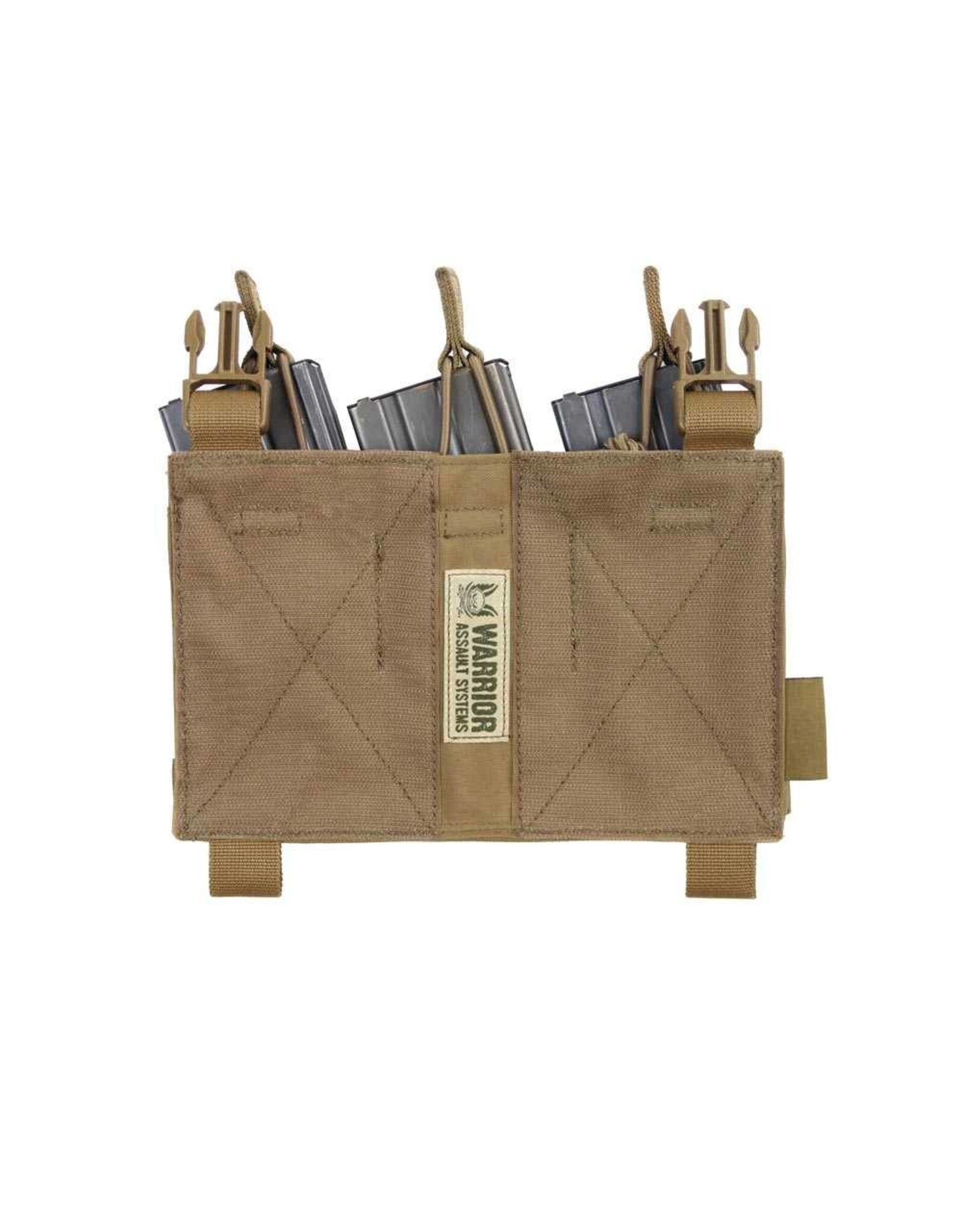 Warrior Removable Triple Molle Open Pouch for RPC - Coyote Tan