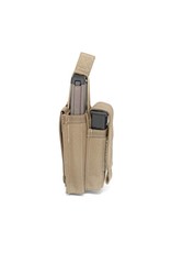 Warrior Single Open 5.56 Mag & 9mm pouch - Ranger Green