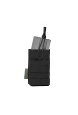 Warrior Single Open 5.56 Mag Bungee Retention- Black