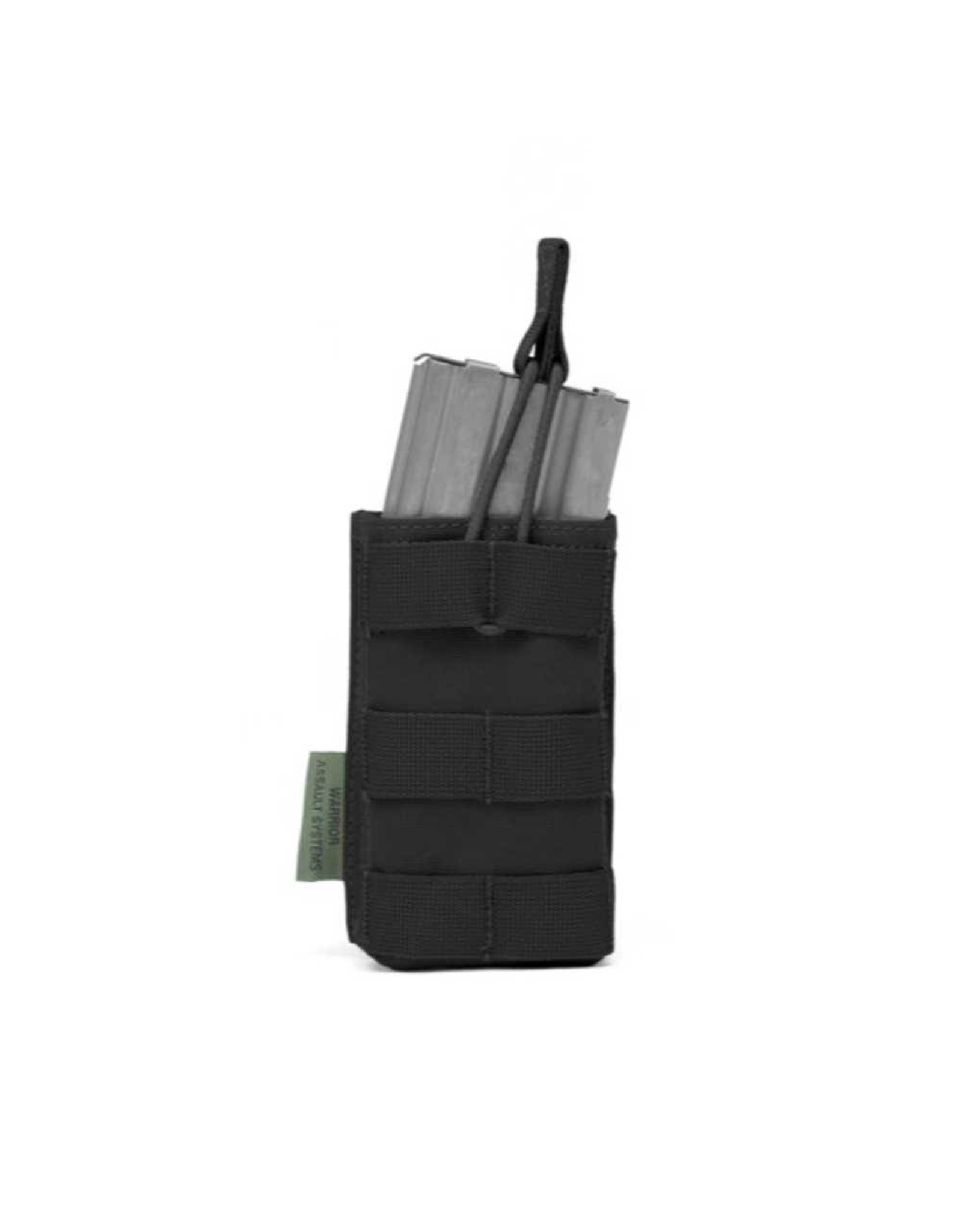 Warrior Single Open 5.56 Mag Bungee Retention- Black