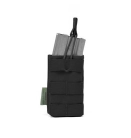 Warrior Single Open 5.56 Mag Bungee Retention- Black