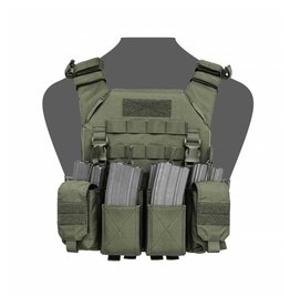 Warrior Recon Plate Carrier w Pathfinder Chestrig - Olive Drab