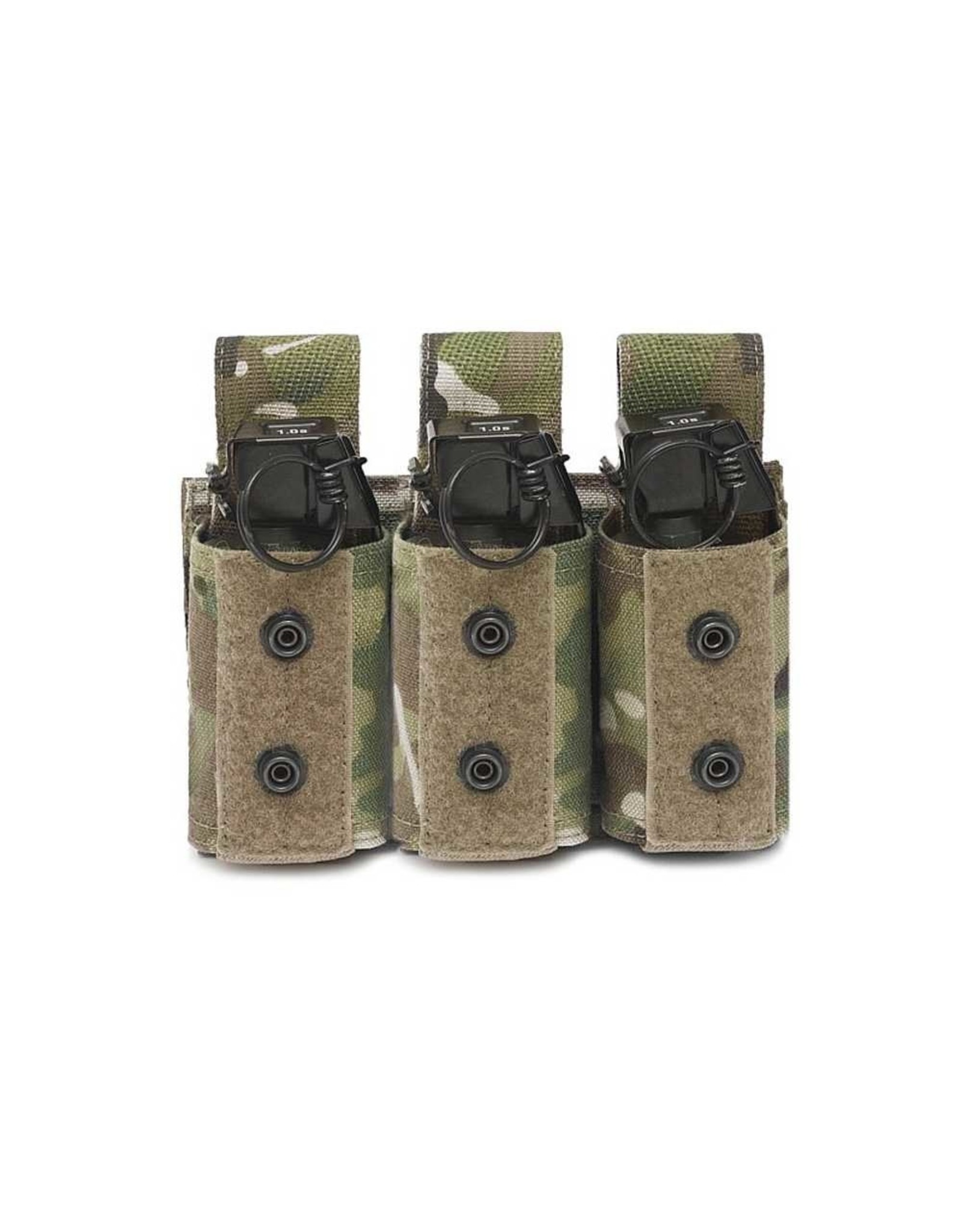 Warrior Triple 40mm Grenade/ Flashbang Pouch - MultiCam