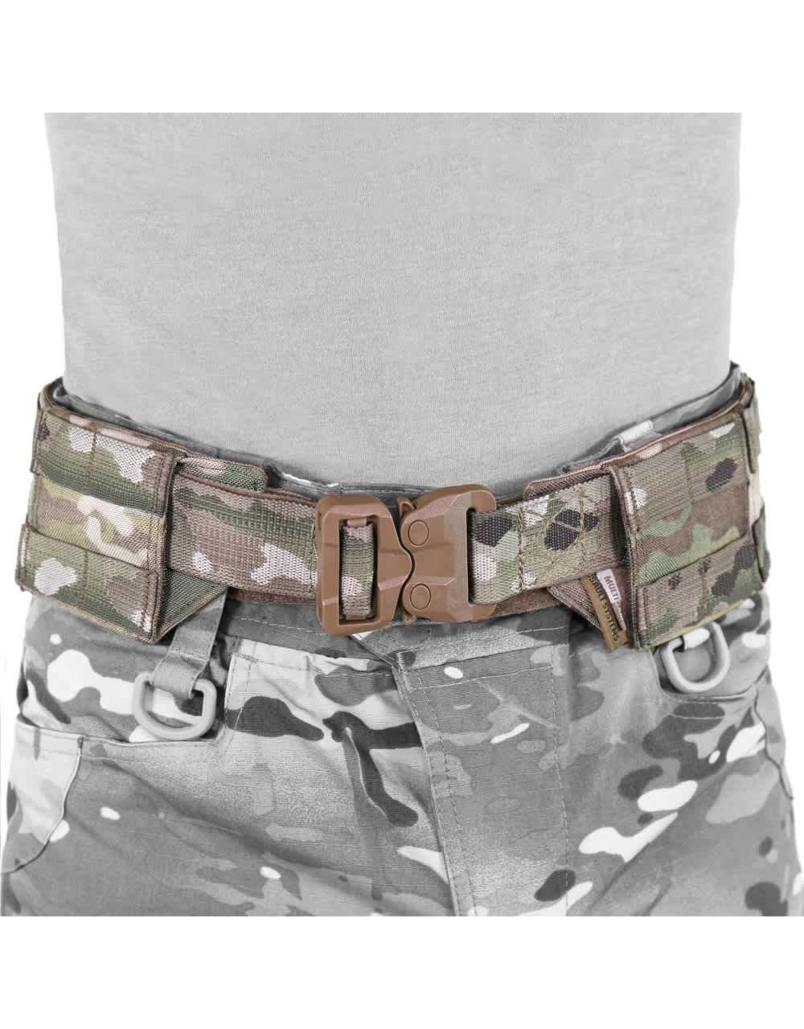 Warrior Low Profile Molle Belt w Cobra Belt- MultiCam