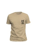 Warrior Logo T-Shirt - Tan