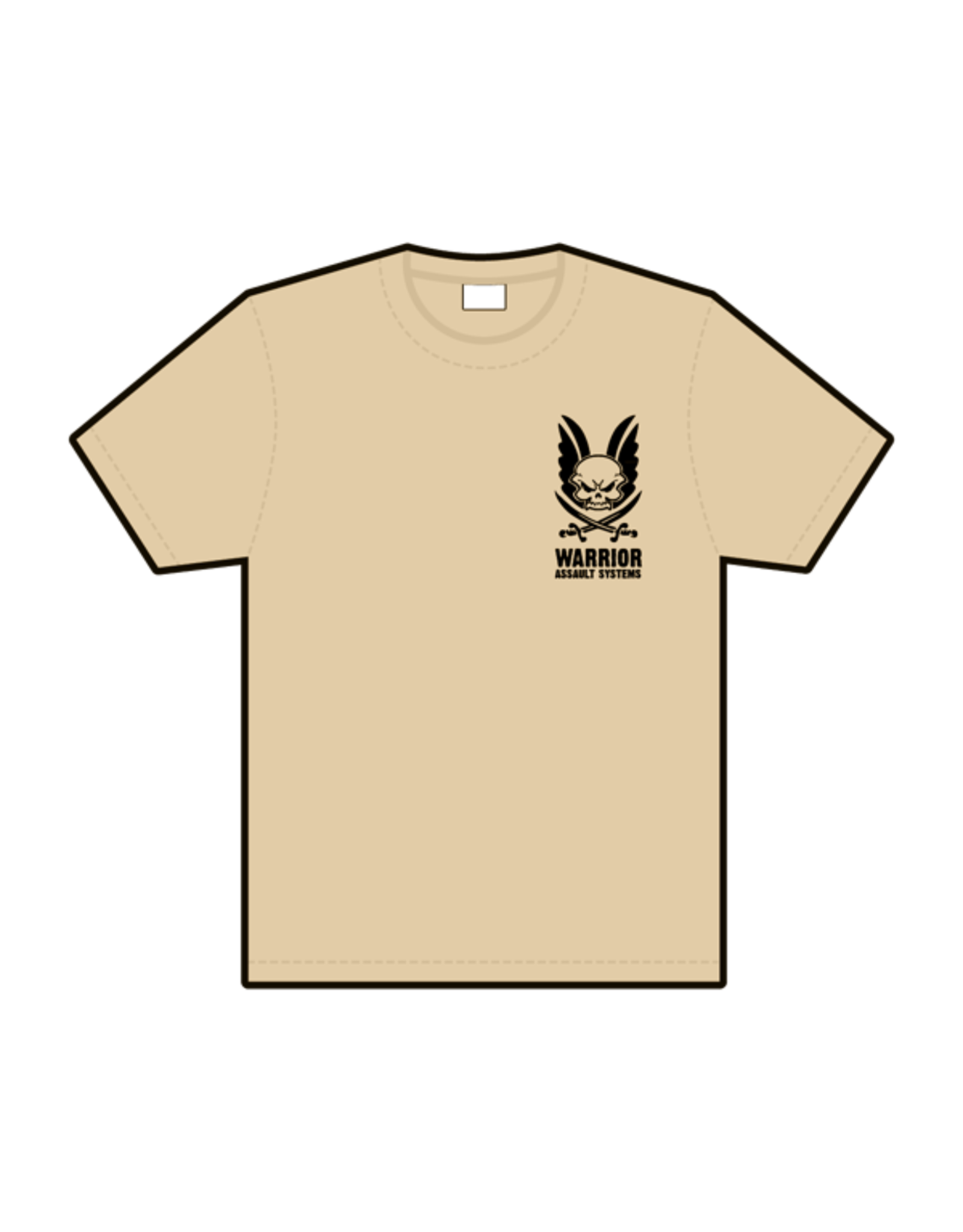 Warrior Logo T-Shirt - Tan