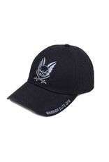Warrior Logo Cap with Black Embroidery