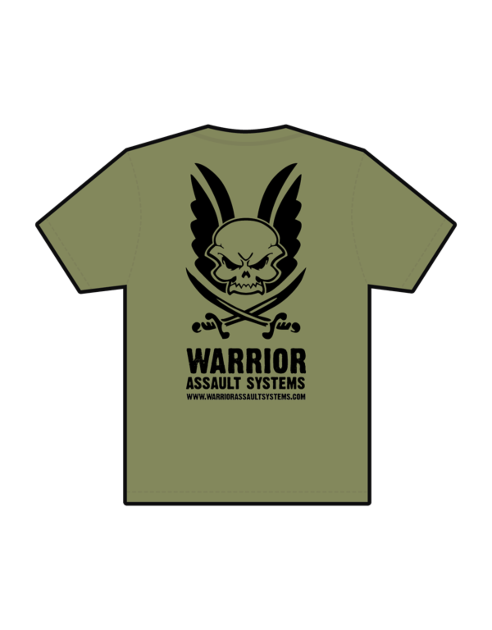 Warrior Logo T-Shirt - Olive Drab