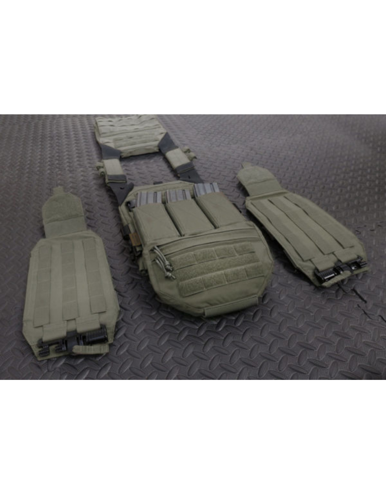 Warrior LPC Low Profile Carrier V1 Solid Sides - Ranger Green