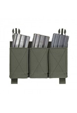 Warrior Detachable Triple Elastic Molle Pouch â€“ Ranger Green