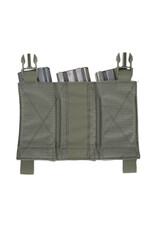 Warrior Detachable Triple Elastic Molle Pouch â€“ Ranger Green
