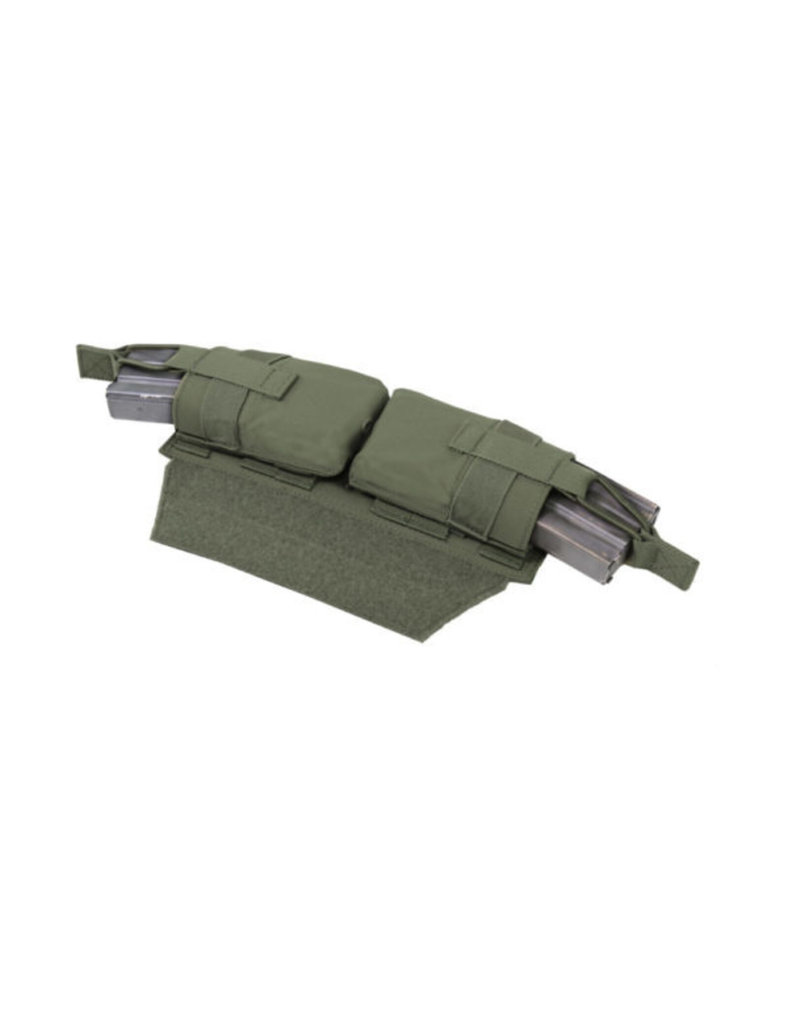 Warrior Horizontal Velcro Mag Pouch - Olive Green
