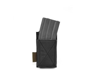 Warrior Assault Single Elastic Mag Pouch Black -