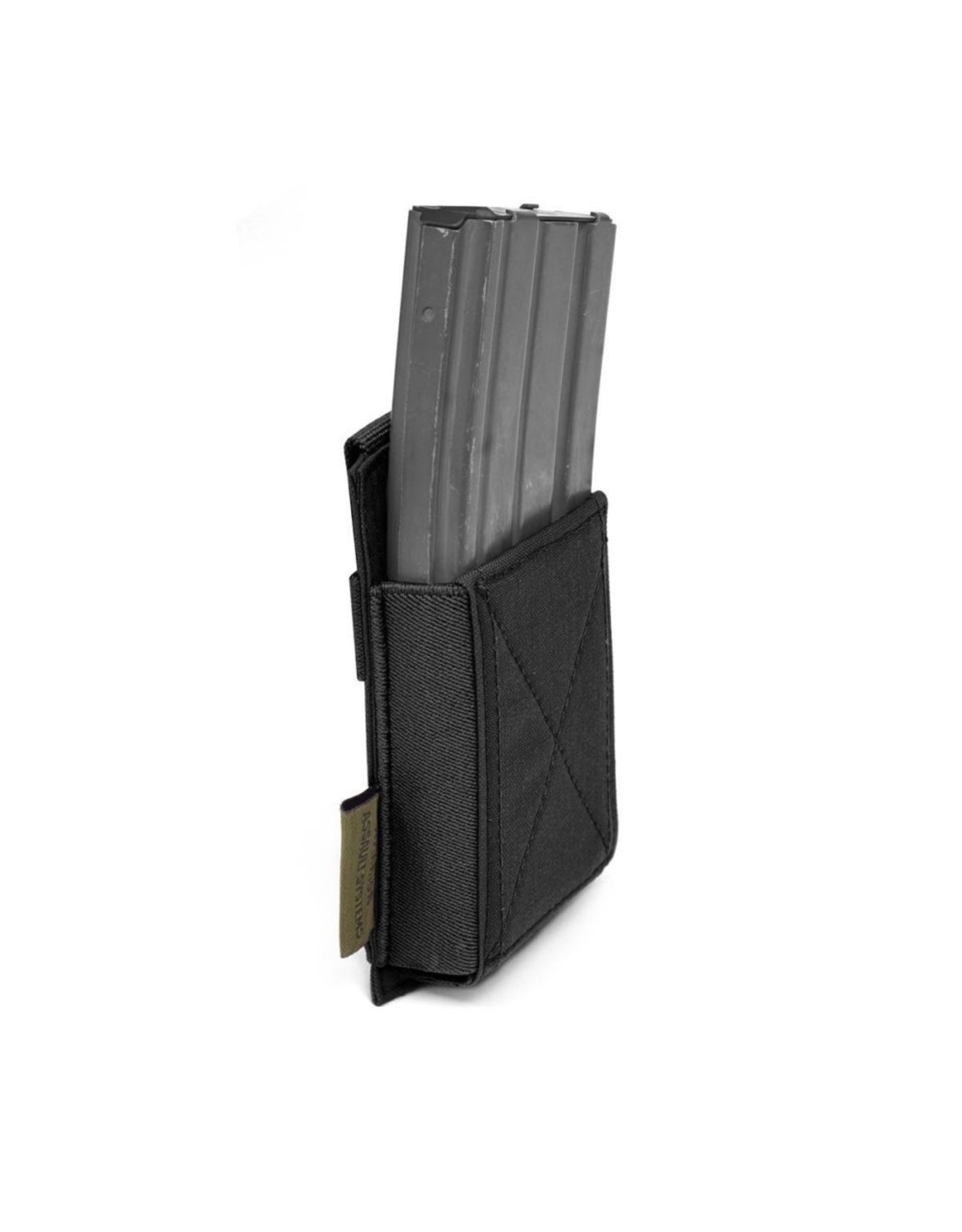 Warrior Single Elastic Mag Pouch - Black