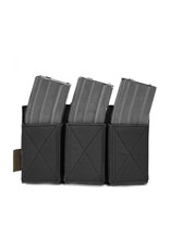 Warrior Triple Elastic Mag Pouch - Black