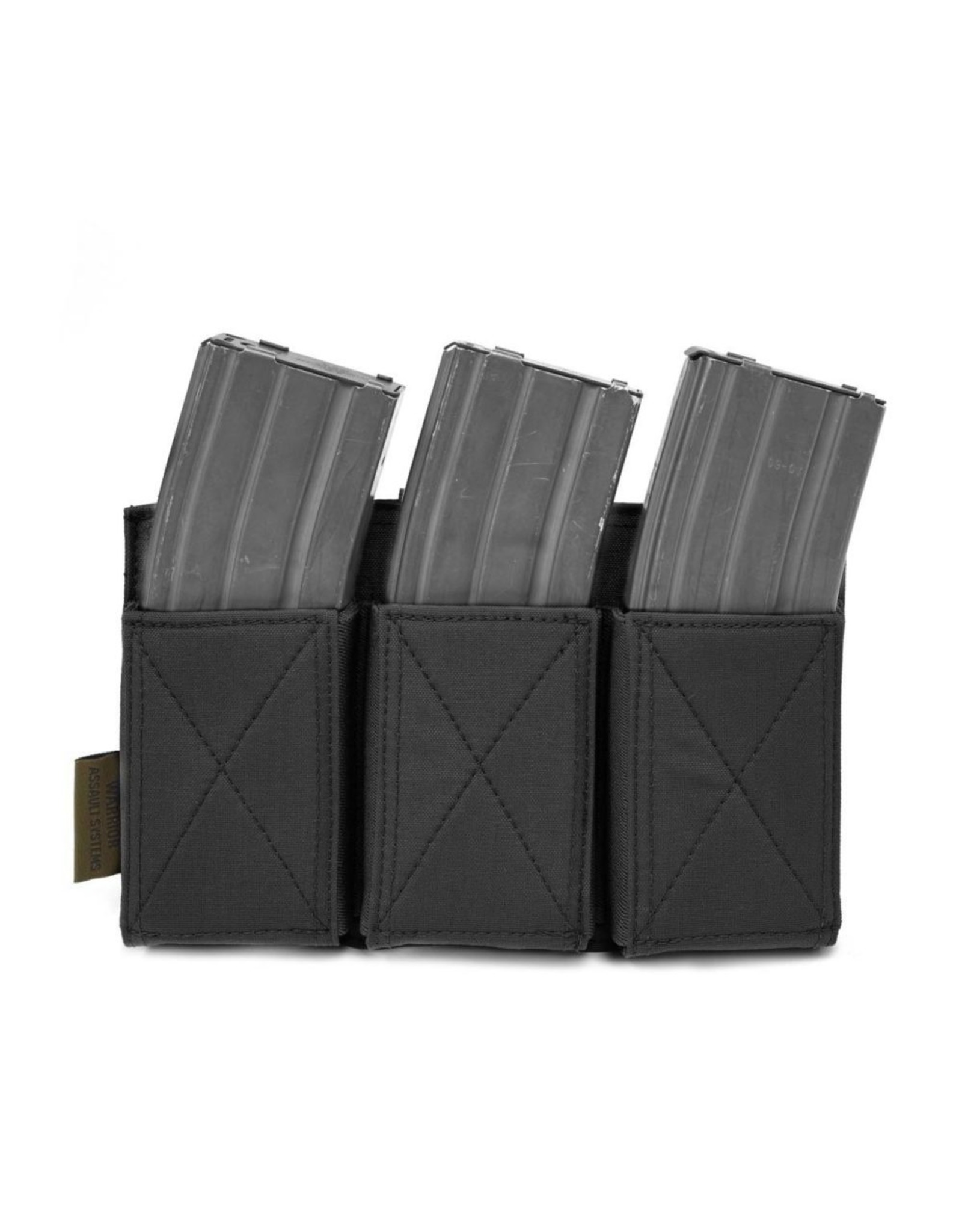 Warrior Triple Elastic Mag Pouch - Black