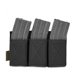 Warrior Triple Elastic Mag Pouch - Black