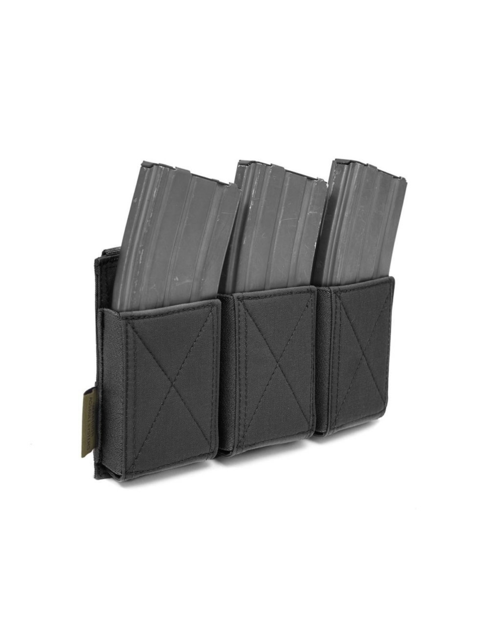 Warrior Triple Elastic Mag Pouch - Black