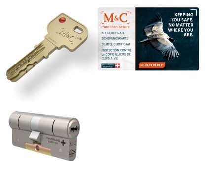 M&C M&C Condor cilinder met kerntrekbeveiliging (1x) - SKG***
