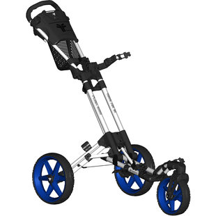 Fastfold 360 golftrolley wit/blauw