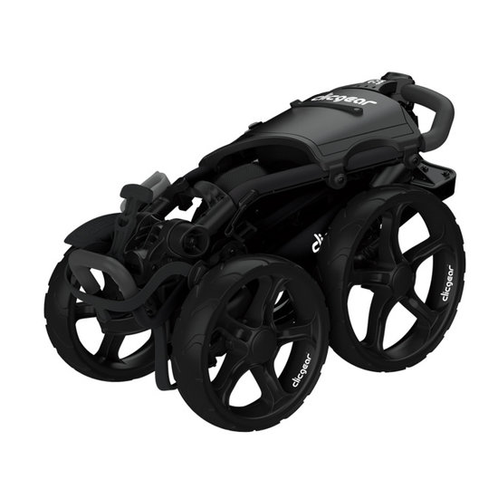 Clicgear Clicgear 8.0 plus golftrolley zwart