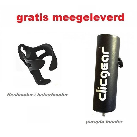 Clicgear Clicgear 8.0 plus golftrolley zwart