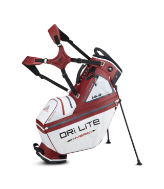 Big Max Dri Lite Hybrid Tour Stand Bag  wit/merlot